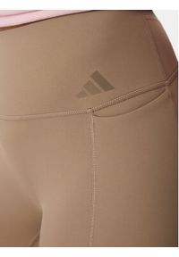 Adidas - adidas Legginsy Optime Contour Workout KV7456 Khaki Slim Fit. Kolor: brązowy. Materiał: syntetyk #2