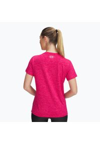 Koszulka treningowa damska Under Armour Tech C-Twist. Kolor: różowy