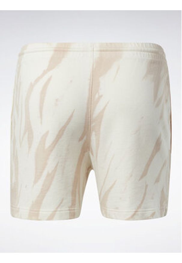Reebok Szorty sportowe Classics Block Party Shorts HT8180 Biały. Kolor: biały. Materiał: bawełna. Styl: sportowy