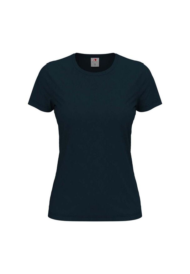 Stedman - Damska Klasyczna Koszulka O Dopasowanym Kroju. Kolor: niebieski. Sport: turystyka piesza