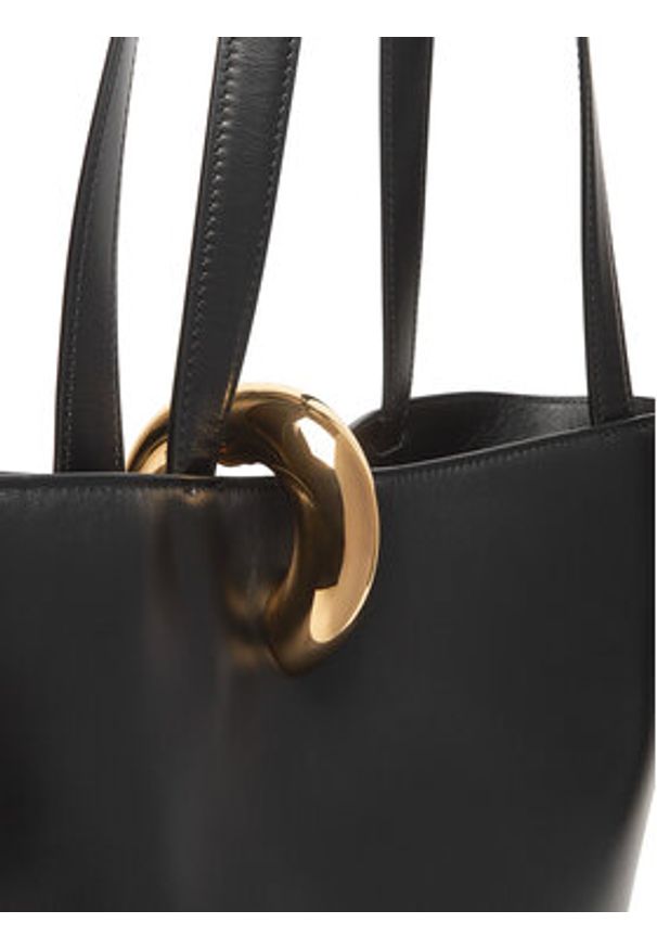 JACQUEMUS Torebka La Bambola Moyen 251BA4123000 Czarny. Kolor: czarny. Materiał: skórzane