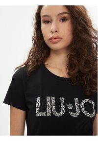 Liu Jo T-Shirt MA4322 J5904 Czarny Regular Fit. Kolor: czarny. Materiał: bawełna