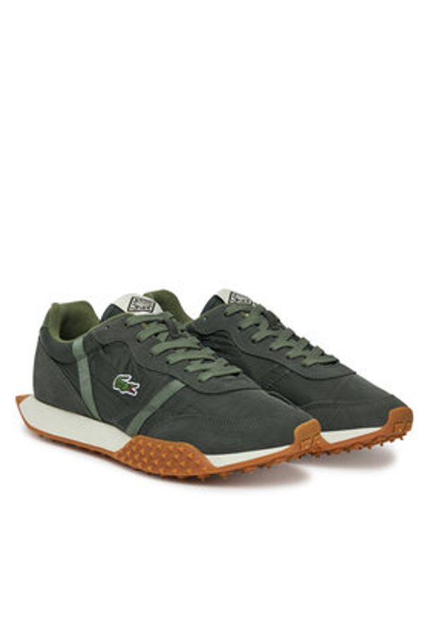 Lacoste Sneakersy L-Spin Evo 7-49SMA0104 Khaki. Kolor: brązowy. Materiał: materiał
