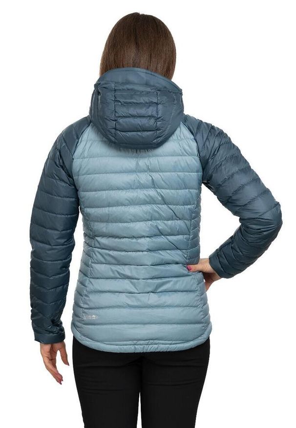 Kurtka Trekkingowa Rab Microlight Alpine Women. Kolor: niebieski. Materiał: puch. Sport: turystyka piesza