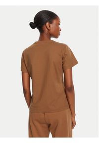 Pinko - PINKO T-Shirt Nambrone 103320 A2RN Brązowy Regular Fit. Kolor: brązowy. Materiał: bawełna #3