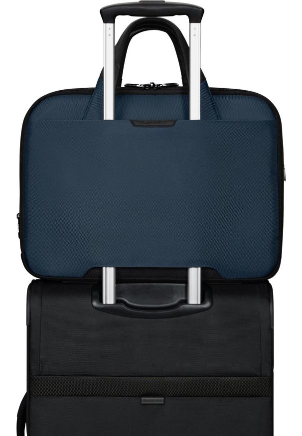Torba Samsonite 147141 1090 15.6'' PRO-DLX 6 niebieski. Kolor: niebieski. Materiał: skóra, materiał. Wzór: kolorowy. Styl: biznesowy, elegancki