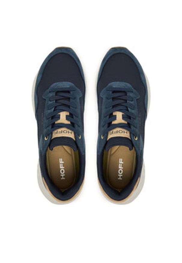HOFF Sneakersy City Mkii 22535609 Granatowy. Kolor: niebieski. Materiał: zamsz, skóra
