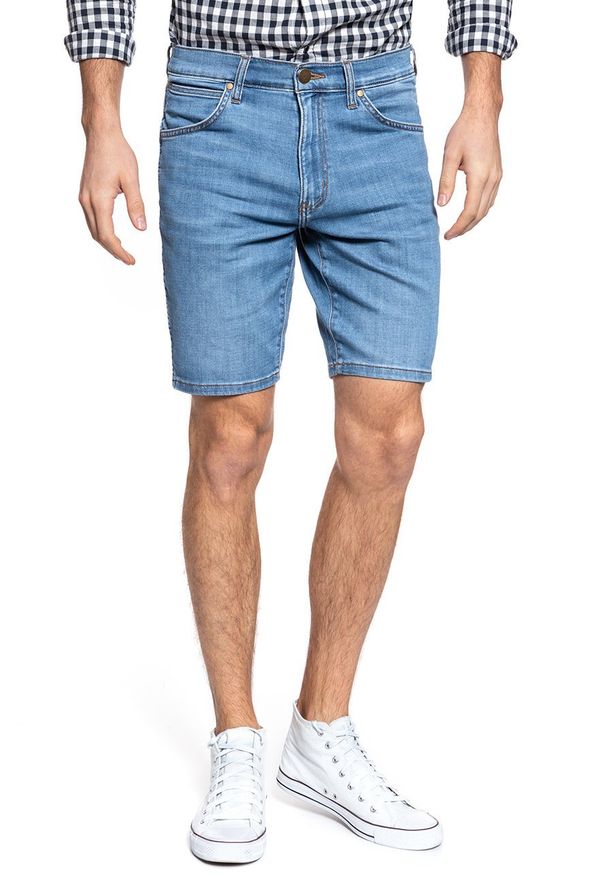 Wrangler - SPODENKI WRANGLER 5 POCKET SHORT EL ZONDA W14CQ1158. Materiał: jeans