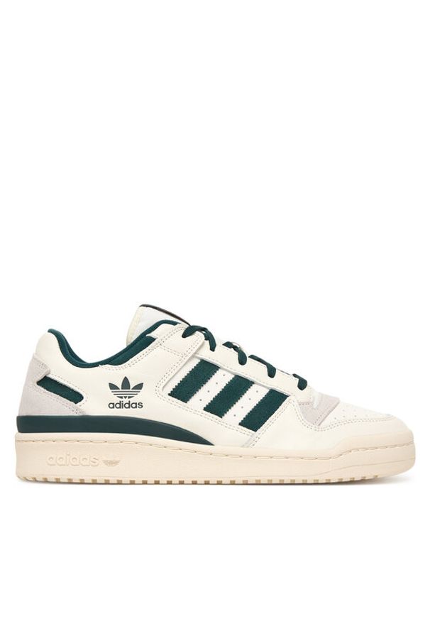 Adidas - adidas Sneakersy Forum Low Cl JQ0207 Biały. Kolor: biały. Materiał: skóra