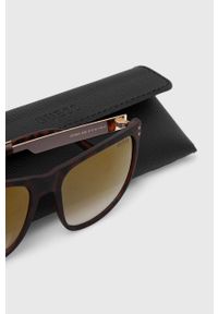 Guess okulary przeciwsłoneczne męskie kolor brązowy. Kolor: brązowy #4