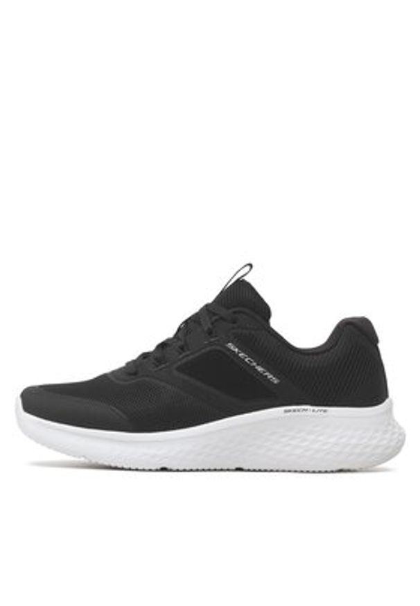 skechers - Skechers Sneakersy New Century 232594/BKW Czarny. Kolor: czarny. Materiał: materiał