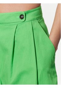 TOMMY HILFIGER - Tommy Hilfiger Spodnie materiałowe WW0WW38596 Zielony Wide Leg. Kolor: zielony. Materiał: materiał, bawełna #5