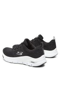 skechers - Skechers Sneakersy Glee For All 149713/BKW Czarny. Kolor: czarny. Materiał: materiał #3