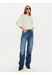 Guess Jeans Sweter W4BR08 Z3HM1 Écru Regular Fit. Materiał: syntetyk #5