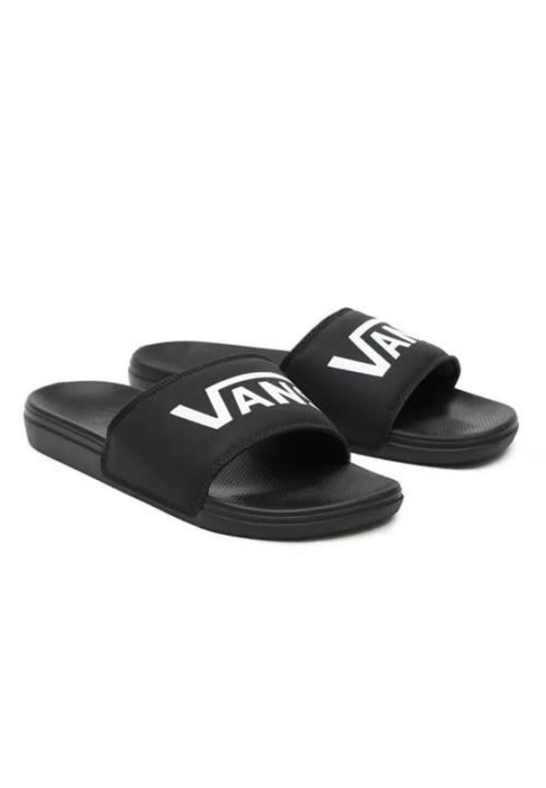 Vans La Costa Slide-On, Czarny. Kolor: czarny. Materiał: materiał, syntetyk