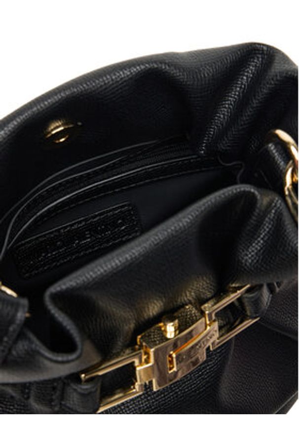 VALENTINO - Valentino Torebka Fedora Re VBS9A733 Czarny. Kolor: czarny. Materiał: skórzane