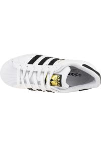 Adidas - Buty adidas Superstar Jr FU7712 białe. Kolor: biały. Materiał: guma, syntetyk. Szerokość cholewki: normalna. Model: Adidas Superstar #2