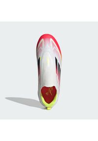 Adidas - Buty F50 League Laceless FG/MG Kids. Kolor: czarny, biały, wielokolorowy, żółty. Sport: piłka nożna