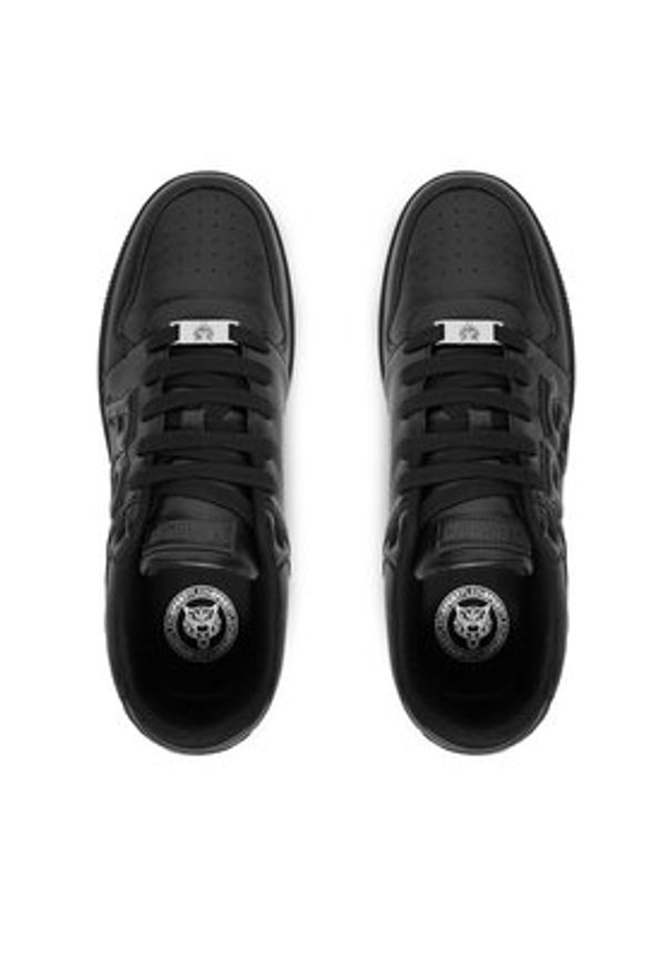 Plein Sport Sneakersy Viper I FAES USC0798 SLE004N Czarny. Kolor: czarny. Materiał: skóra