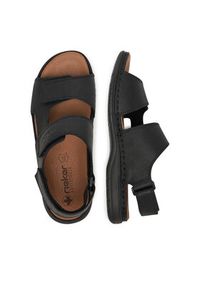 Rieker Sandały CEO-25558-01 Czarny. Kolor: czarny. Materiał: skóra #5