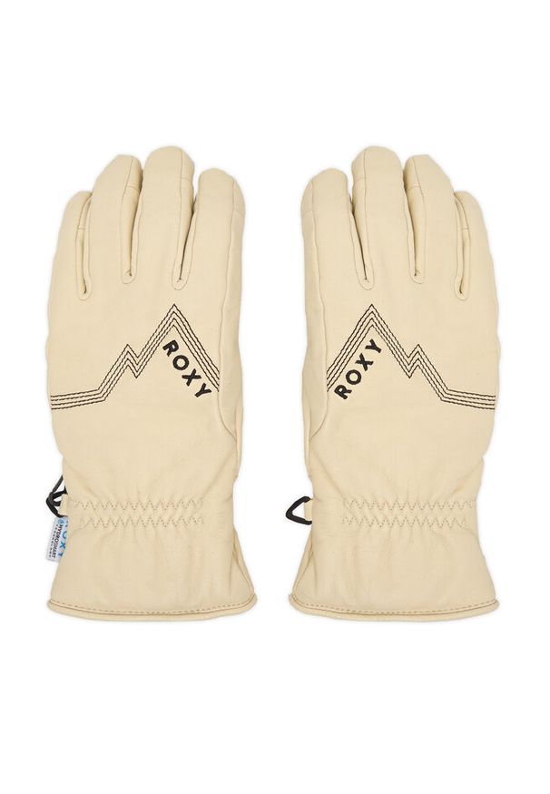 Rękawice narciarskie Roxy. Kolor: beżowy. Sport: narciarstwo