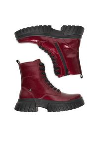 Rieker Trzewiki CEO-W1870-35 Bordowy. Kolor: czerwony. Materiał: skóra, syntetyk #4