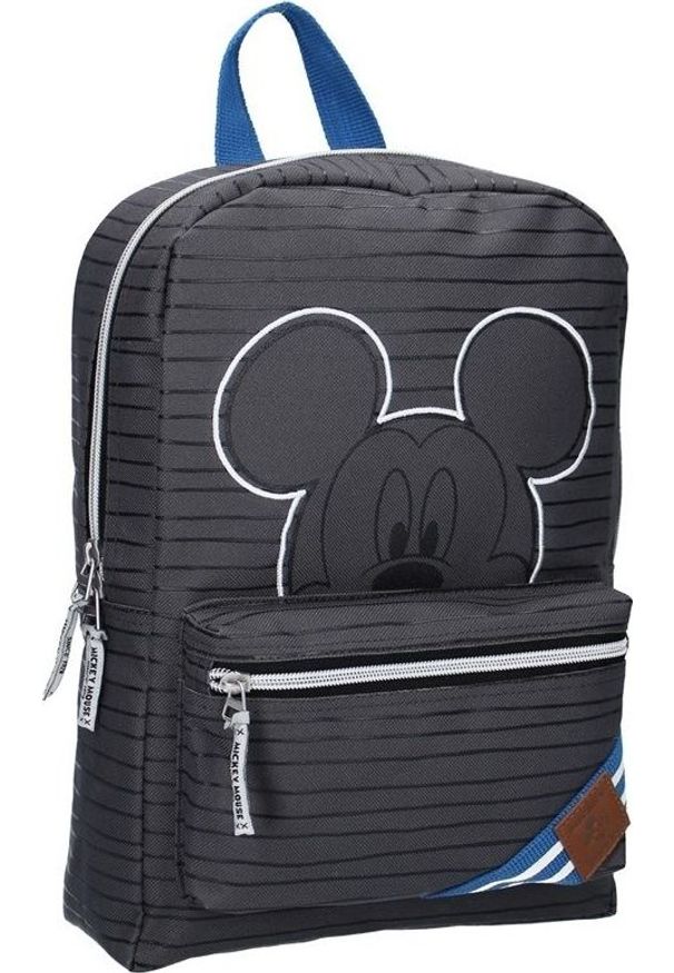 Disney - Plecak szkolny Mickey Mouse szary. Kolor: szary. Wzór: motyw z bajki