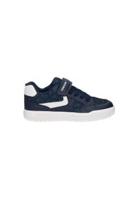 Buty juniorskie Geox Arzach. Okazja: na co dzień. Kolor: niebieski. Materiał: tkanina