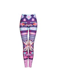 Legginsy sportowe damskie DEEP TRIP Lukier. Kolor: wielokolorowy