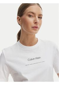 Calvin Klein Jeans T-Shirt Classic LV047C811G Biały Regular Fit. Kolor: biały. Materiał: bawełna #3