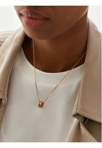 Daniel Wellington Naszyjnik Elan DW00400158 Różowe złocenie. Materiał: metalowe. Kolor: różowy #3