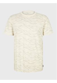 Tom Tailor Denim T-Shirt 1033041 Beżowy Regular Fit. Kolor: beżowy. Materiał: bawełna, denim #5