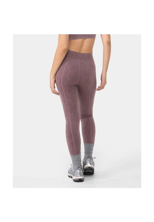 Legginsy Carpatree Marble Story bezszwowe różowe. Kolor: różowy. Materiał: materiał. Sport: fitness