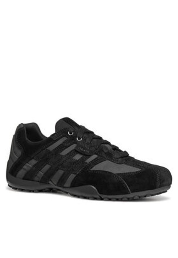 Geox Półbuty Uomo Snake U4507A 022EK C9999 Czarny. Kolor: czarny. Materiał: skóra