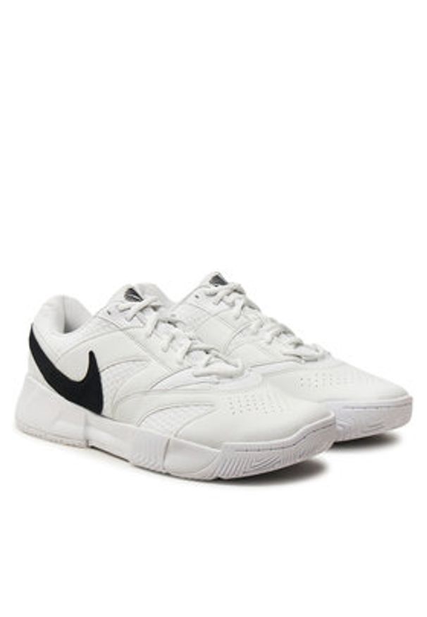 Nike Buty do tenisa Court Lite 4 FD6574 100 Biały. Kolor: biały. Materiał: skóra. Model: Nike Court. Sport: tenis