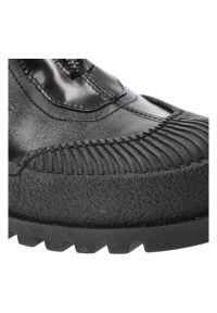 Czarne Botki Armodo Modne Obuwie Damskie. Zapięcie: zamek. Kolor: czarny. Materiał: materiał, skóra. Styl: elegancki #5