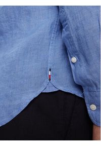 TOMMY HILFIGER - Tommy Hilfiger Koszula MW0MW34602 Niebieski Regular Fit. Kolor: niebieski. Materiał: len