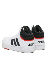 Adidas - adidas Sneakersy Hoops 3.0 Mid GY5543 Biały. Kolor: biały. Materiał: materiał #4