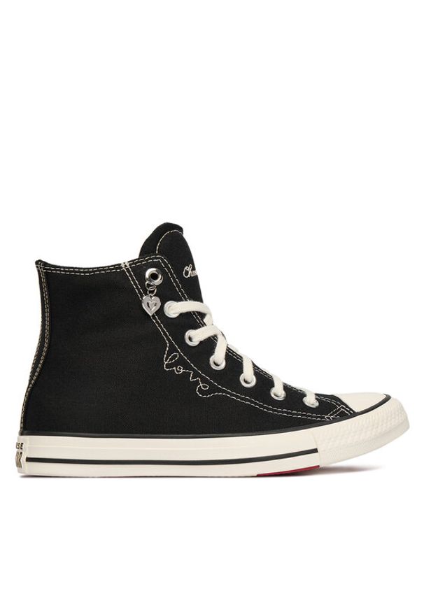 Converse Trampki Chuck Taylor All Star Hearts A19056C Czarny. Kolor: czarny. Materiał: materiał