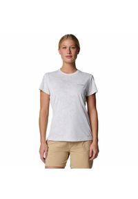 columbia - Koszulka szybkoschnąca damska Columbia Bluebird Canyon Short Sleeve Crew. Kolor: biały