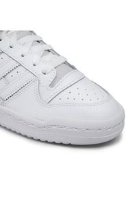 Adidas - adidas Buty Forum Mid W G57984 Biały. Kolor: biały. Materiał: skóra