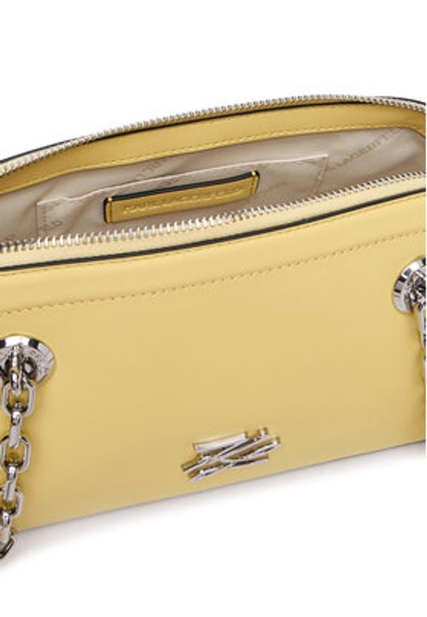 Karl Lagerfeld - KARL LAGERFELD Torebka B2W30039 Żółty. Kolor: żółty. Materiał: skórzane
