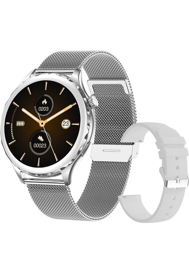 Smartwatch Rubicon Smartwatch Damski Rubicon Rncf02 - Wykonywanie Połączeń, Dodatkowy Pasek (Sr048A). Rodzaj zegarka: smartwatch