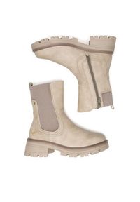 Mustang Botki 1469-501 Beżowy. Kolor: beżowy. Materiał: materiał #5