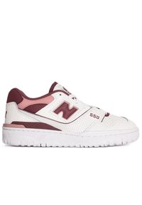 Buty New Balance BBW550DP - białe. Okazja: na co dzień. Kolor: biały. Materiał: guma, syntetyk, materiał, skóra. Szerokość cholewki: normalna. Sport: koszykówka #1