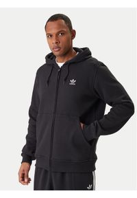 Adidas - adidas Bluza Trefoil Essentials IW5791 Czarny Regular Fit. Kolor: czarny. Materiał: syntetyk #1