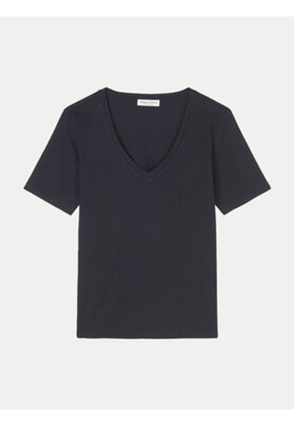 Marc O'Polo T-Shirt B01 2072 51331 Granatowy Regular Fit. Typ kołnierza: polo. Kolor: niebieski. Materiał: bawełna