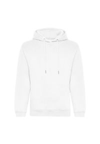 AWDIS - Organiczna Bluza Z Kapturem Unisex Dla Dorosłych. Typ kołnierza: kaptur. Kolor: biały