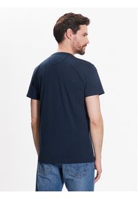 La Martina T-Shirt VMR010 JS206 Granatowy Regular Fit. Kolor: niebieski. Materiał: bawełna #5