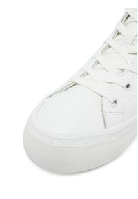 Calvin Klein Jeans Sneakersy Vulc Flatform Mid Mg Lth YW0YW01741 Biały. Kolor: biały. Materiał: skóra #6